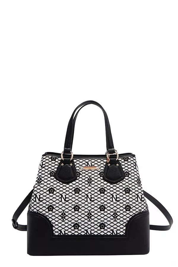 Monogram Pattern Handbag