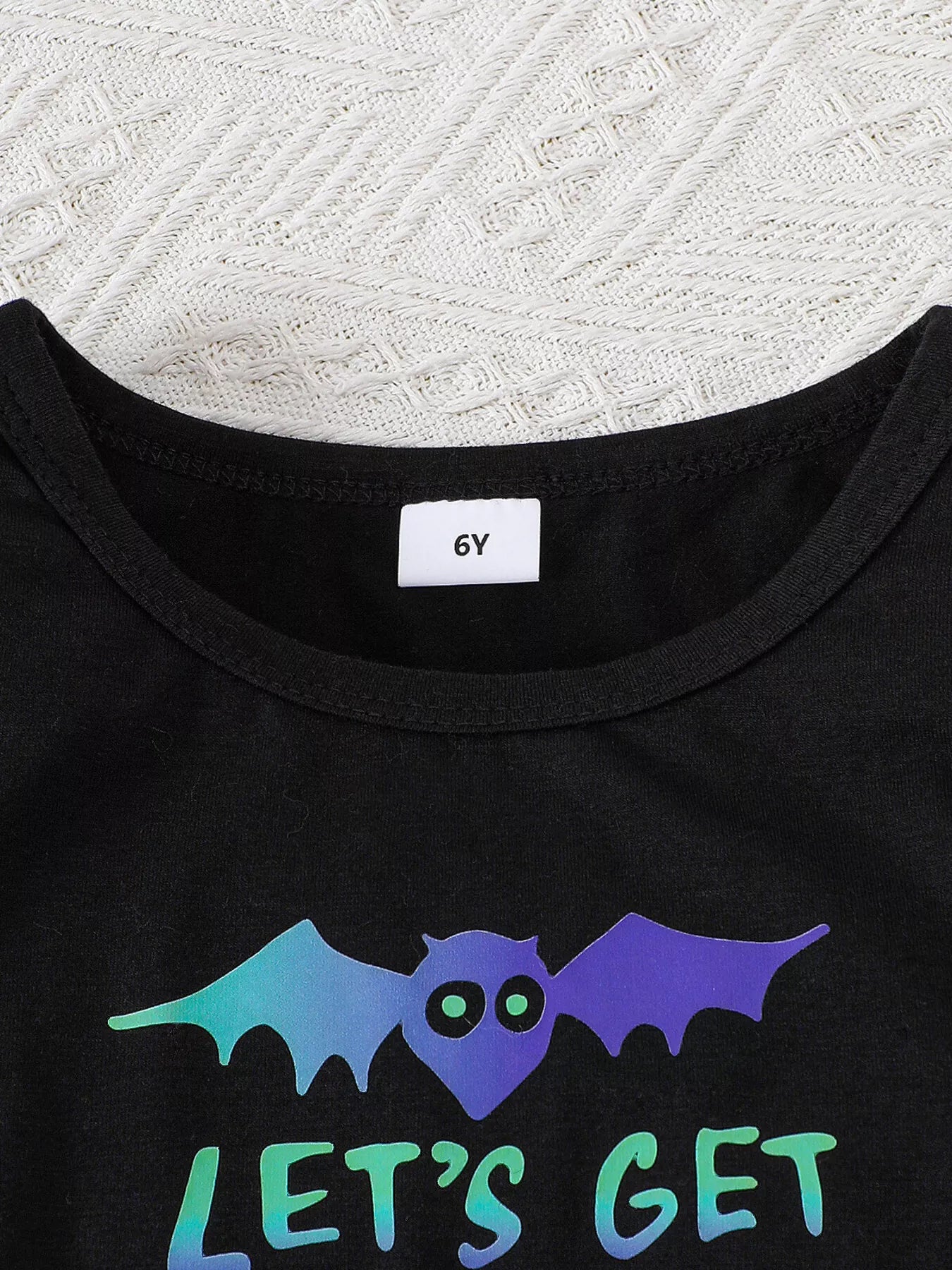Children's Halloween Bat Hooded Cape and Tulle Dress Set