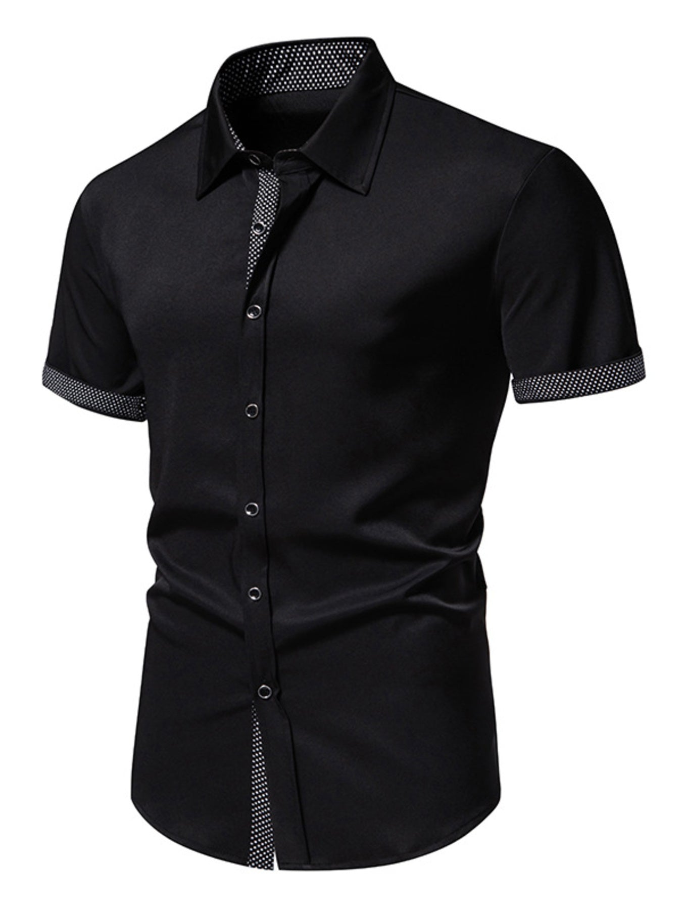 Men's Slim Fit Short Sleeve Shirt
