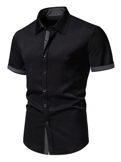 Men's Slim Fit Short Sleeve Shirt
