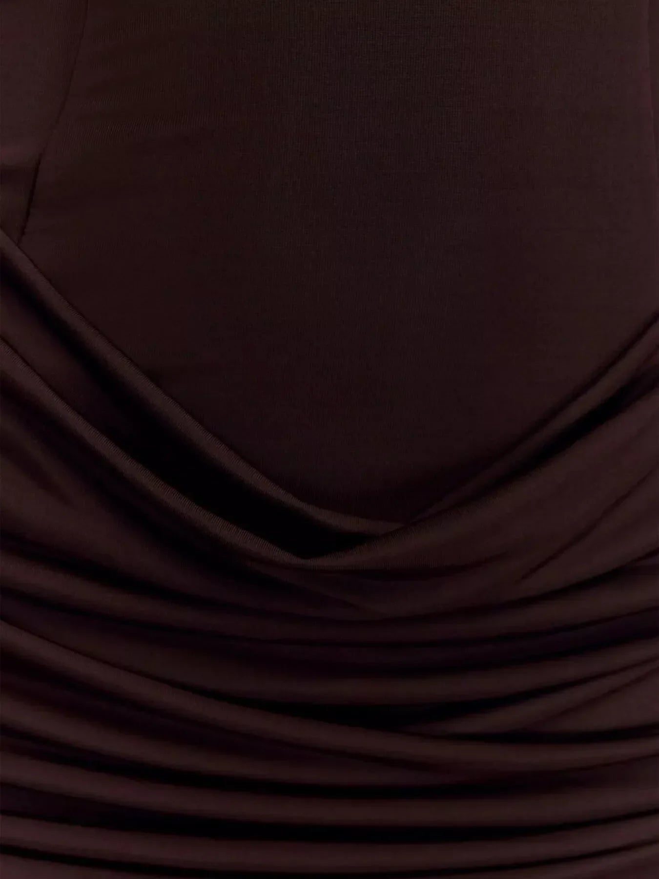 Asymmetrical One-Shoulder Ruched Mini Dress