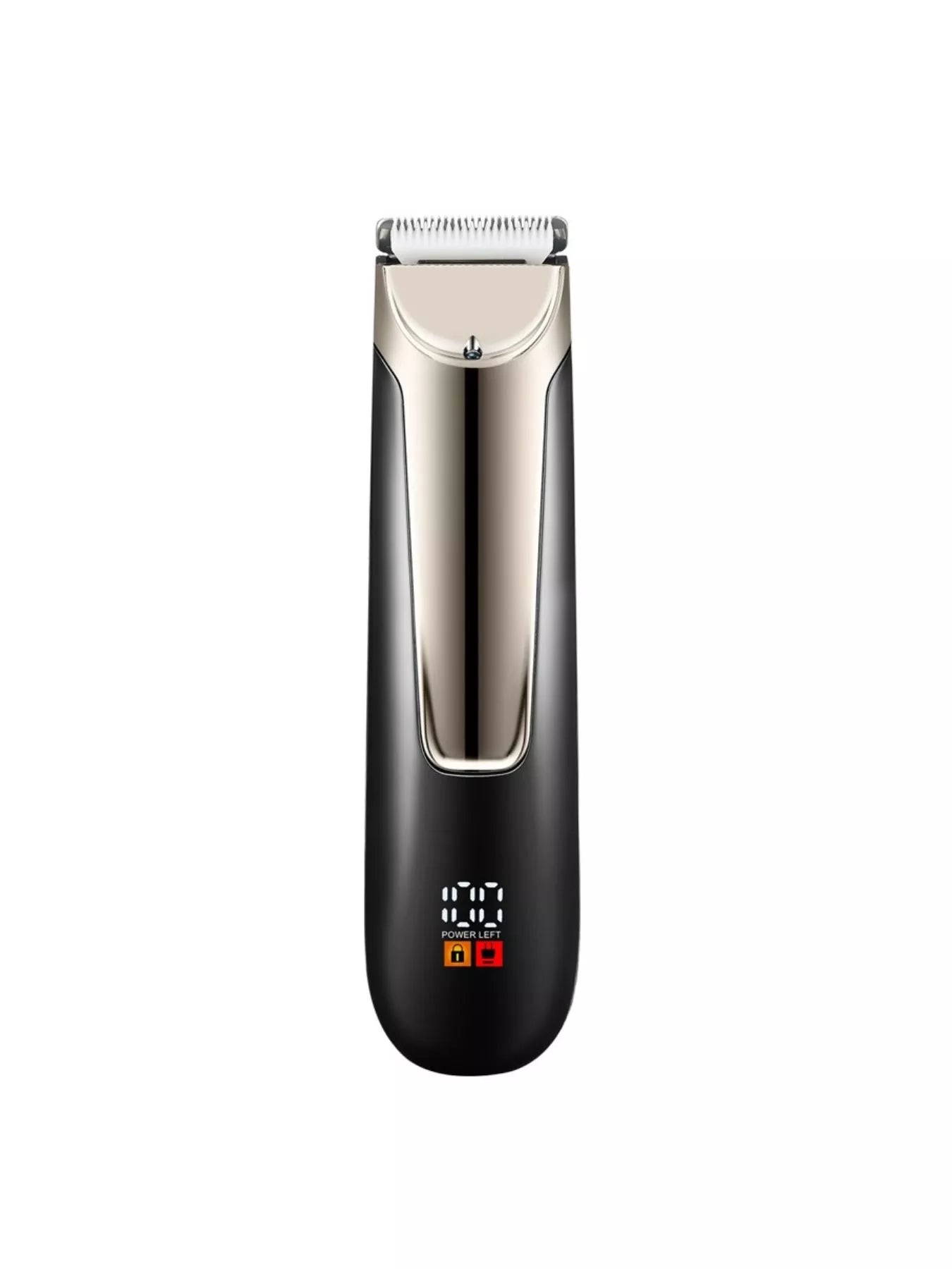 Men's Waterproof Electric Trimmer with LCD & Dock Charging