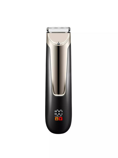 Men's Waterproof Electric Trimmer with LCD & Dock Charging