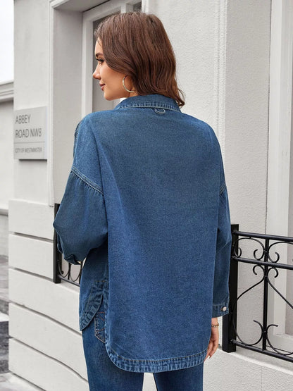 Vintage Button-Down Denim Jacket