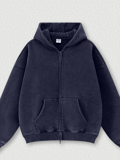 Men's Zip Up Long Sleeve Hoodie