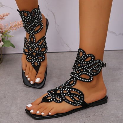 Toe Post Flats Sandals