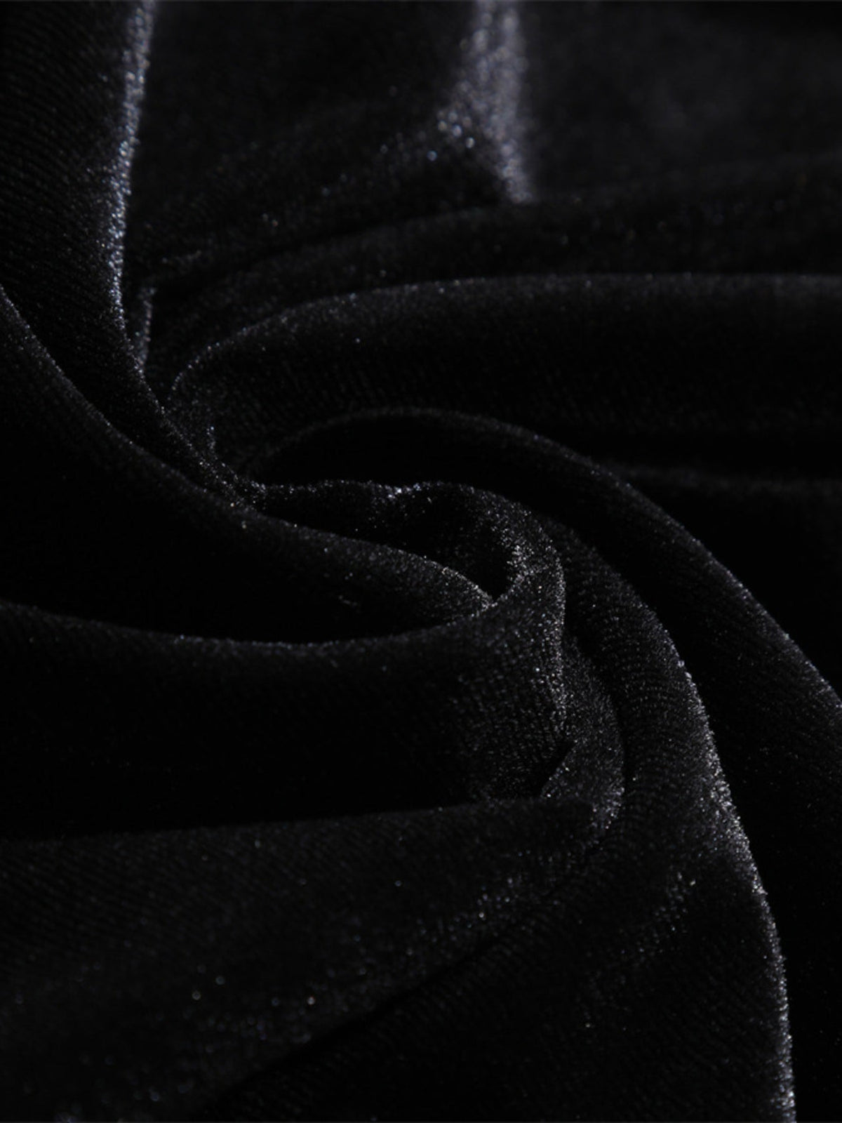 Men's Velvet Turtleneck Long Sleeve T-Shirt