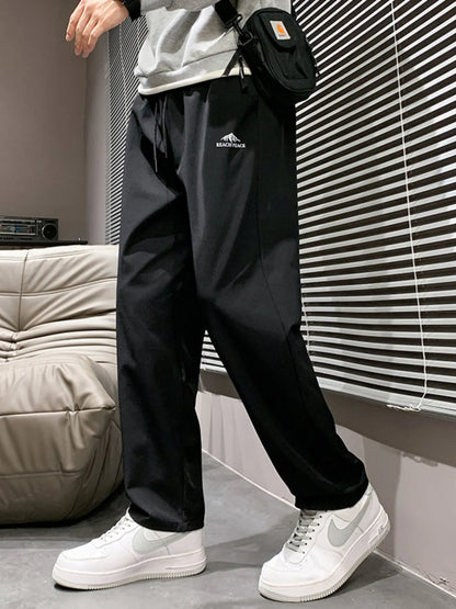 Men's Plus Size Relaxed Fit Drawstring Pants