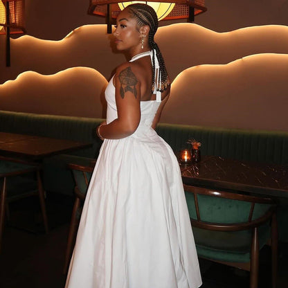 Sophisticated Sleeveless Long Dress