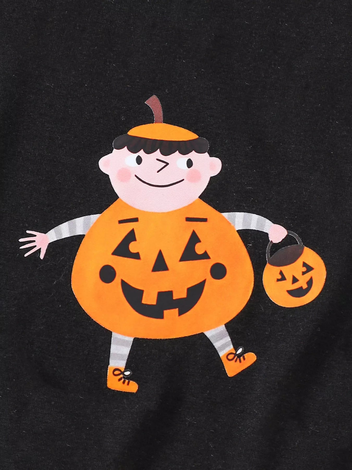 Children's Halloween Hooded Cape and Printed Dress Witch Costume Set