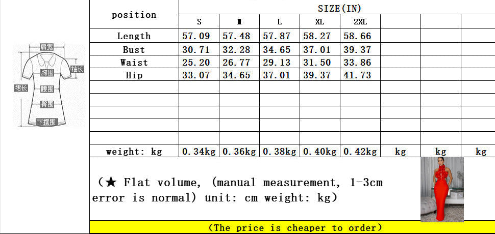 Flower Accent Evening Dress