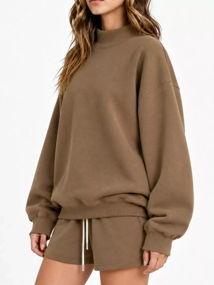 Oversized dropped shoulder sweatshirt, view 21