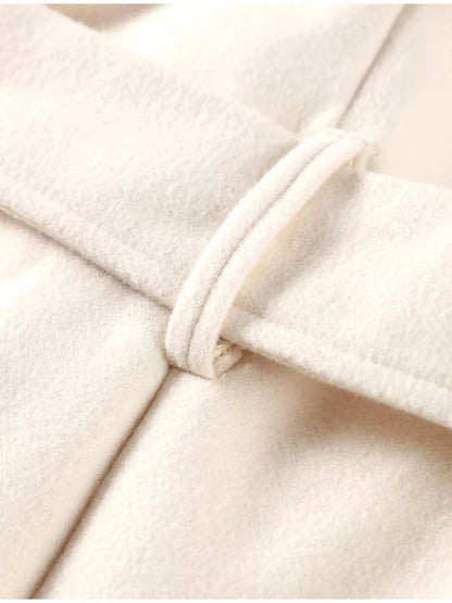 Surplice Tie Waist Outerwear