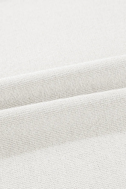 Contrast Trim Pants Set