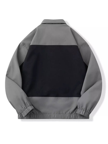 Men's Full Size Snap Down Jacket