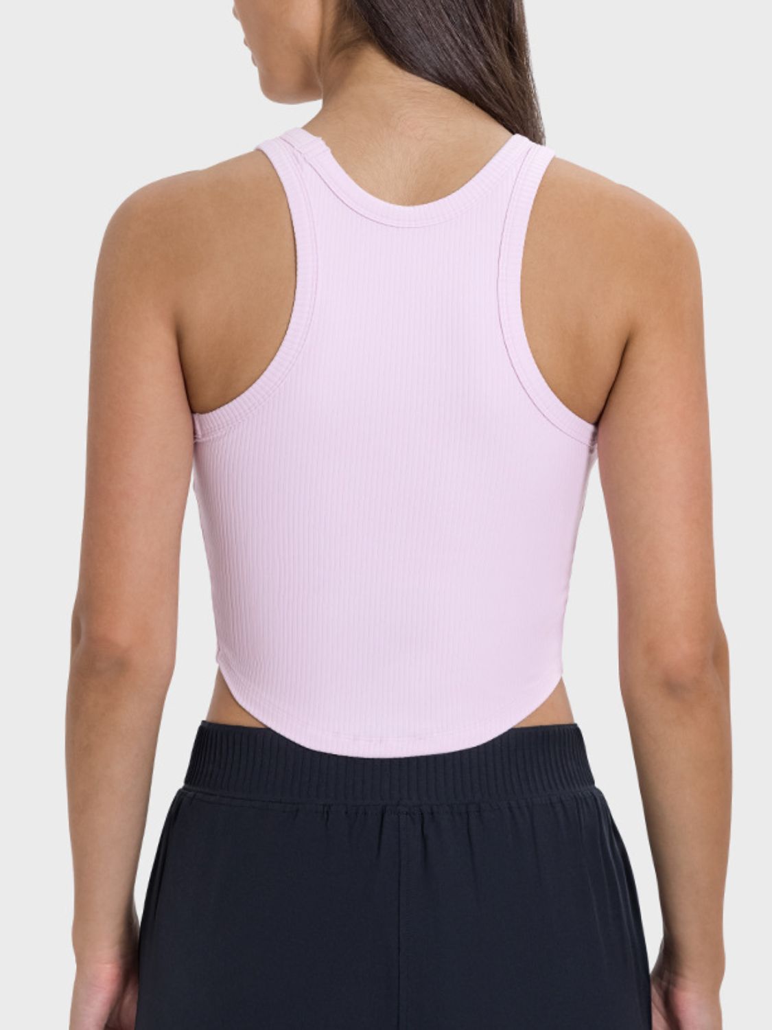 Round Neck Racerback Active Tank - MONLANE