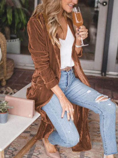 Long Sleeve Longline Cardigan
