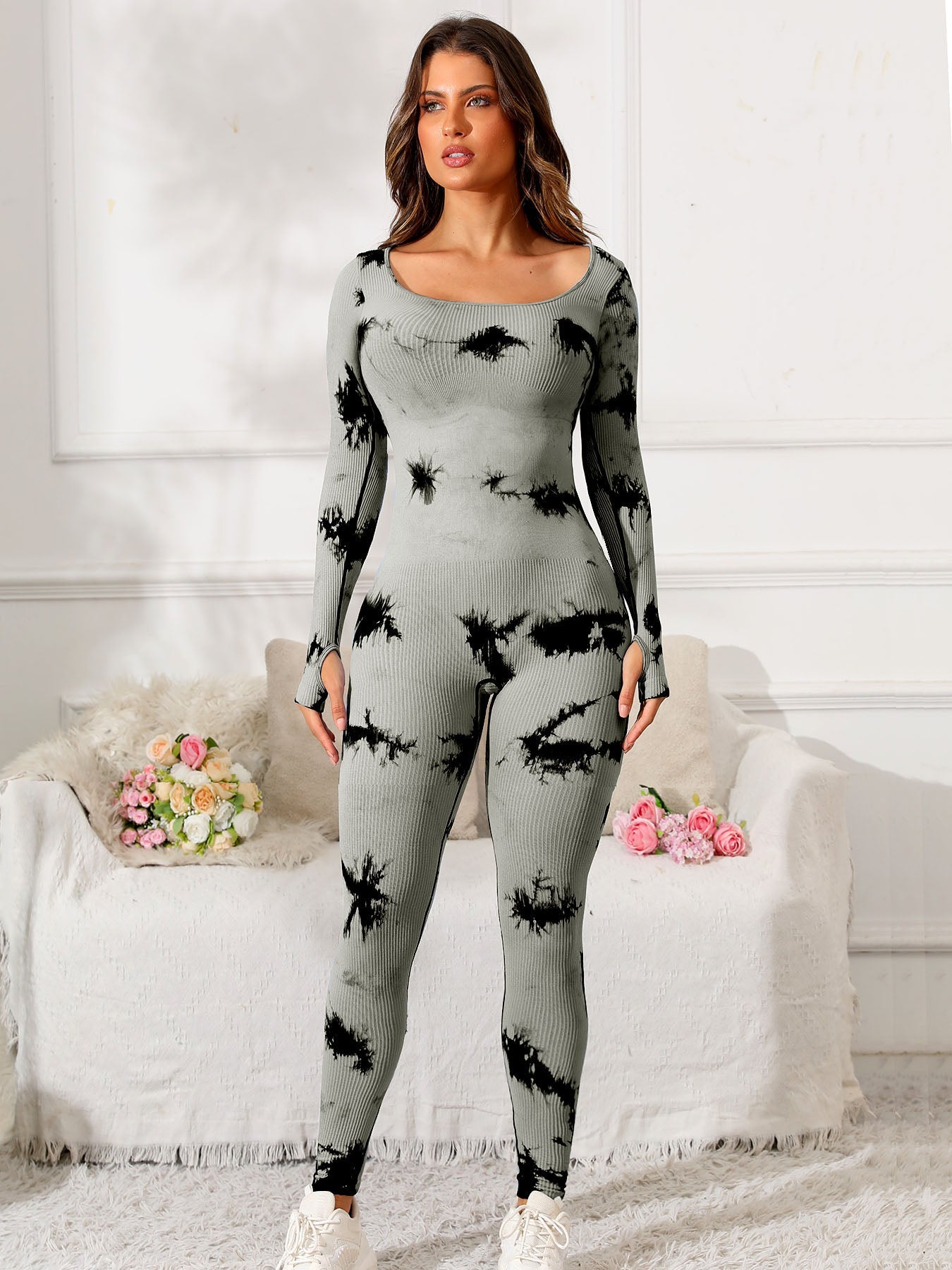 Long Sleeve Active Jumpsuit