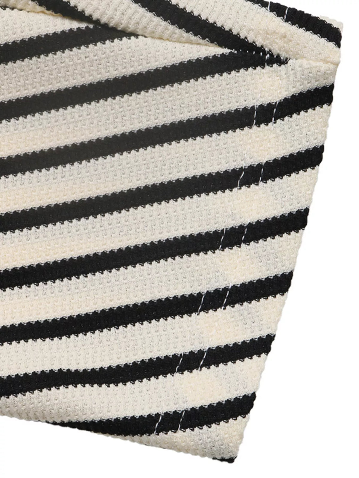 Striped Batwing Sleeve T-Shirt