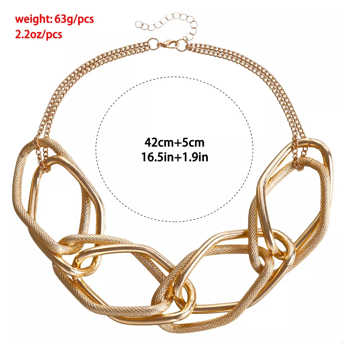 18K Gold-Plated Chain Necklace