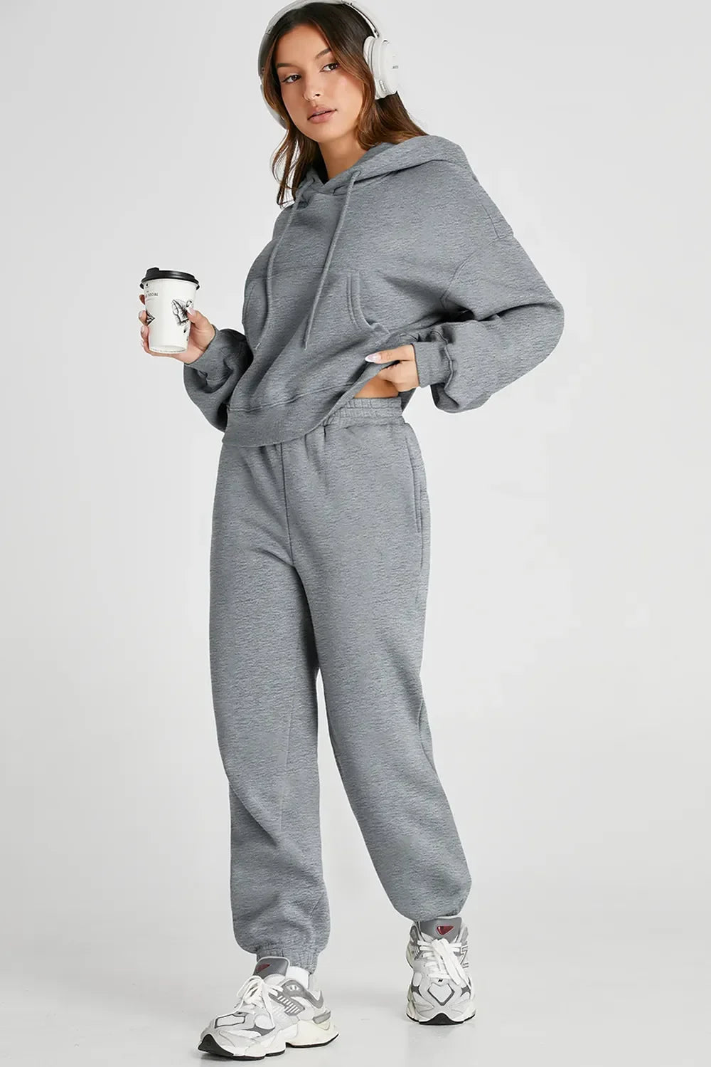Hooded Top & Pants Active Set