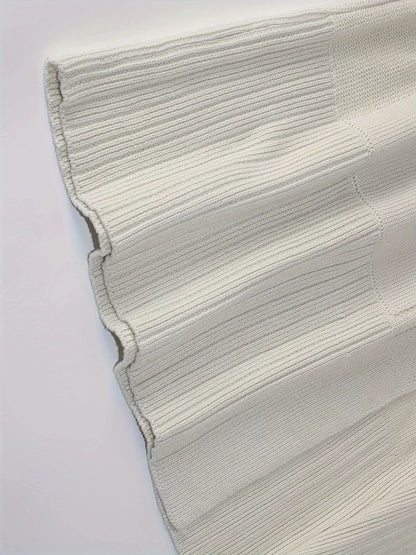 Open-Front Knit Cardigan