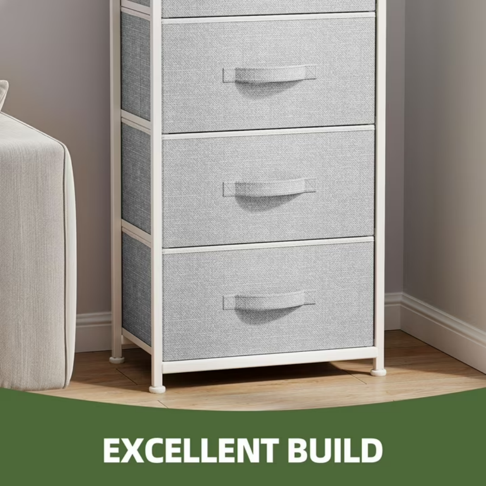 4 Drawer Dresser Fabric Chest of Drawers Organizer
