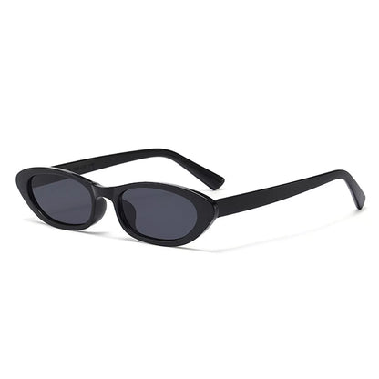 Vintage Oval Frame Sunglasses