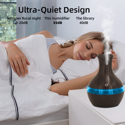 Portable USB Humidifier Diffuser for Travel & Office 300ml