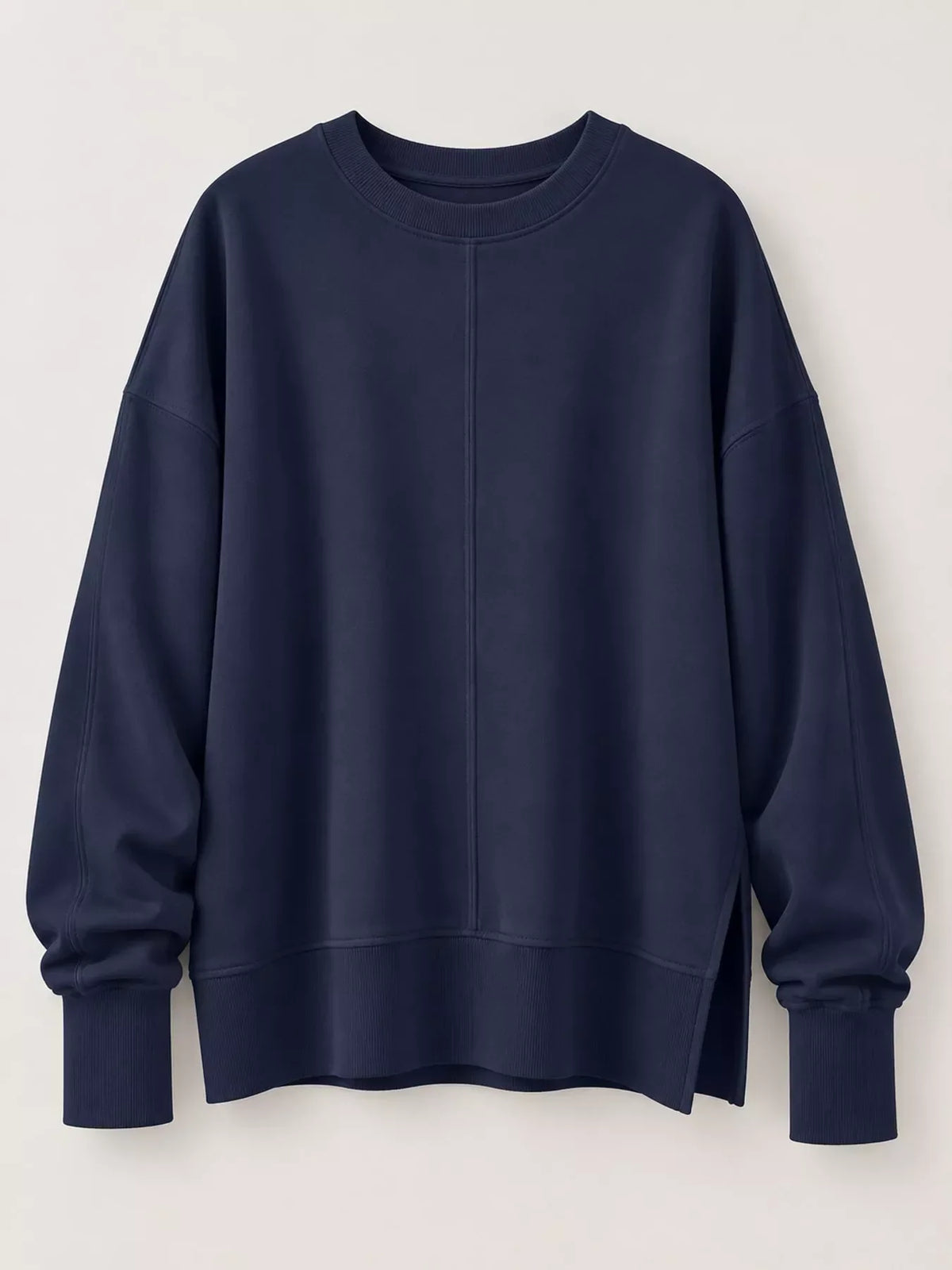 Oversized side-slit sweatshirt, view 60