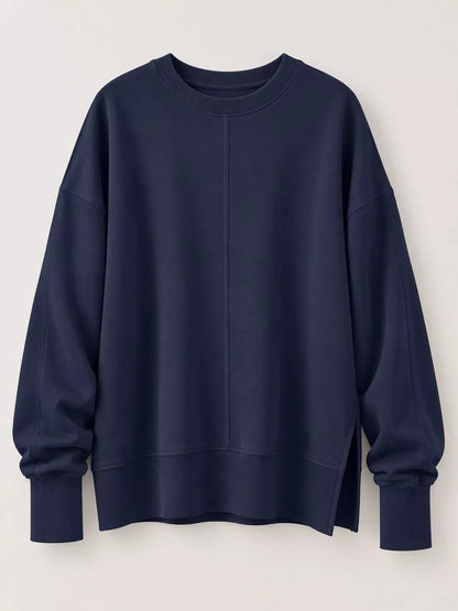 Oversized side-slit sweatshirt, view 60