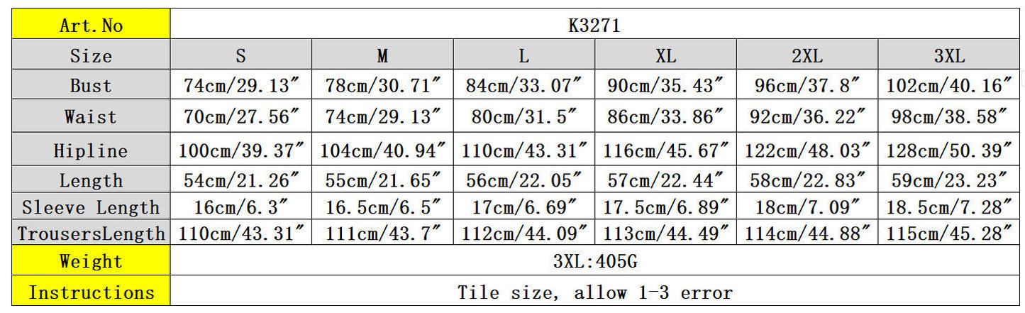 Strip Wide leg pants two-piece set