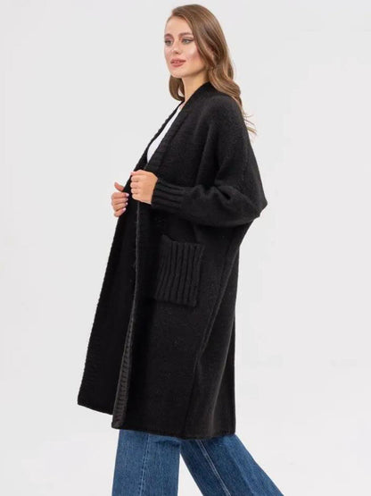 Open Front Long Sleeve Cardigan