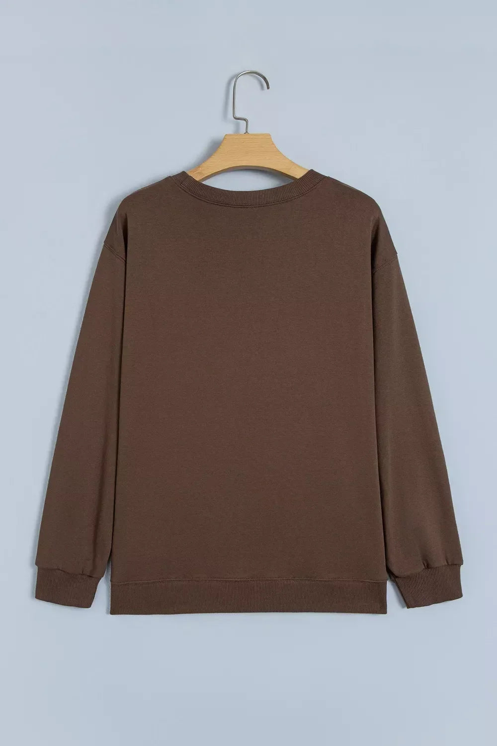 Plus size slogan sweatshirt, view 5
