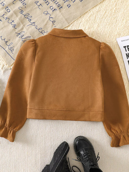 Children's Flounce Sleeve Outerwear