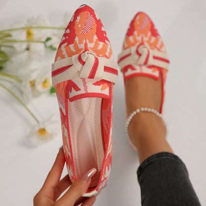 Point Toe Mesh Slip-Ons