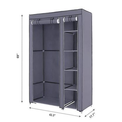 Portable Closet Wardrobe with Non-woven Fabric