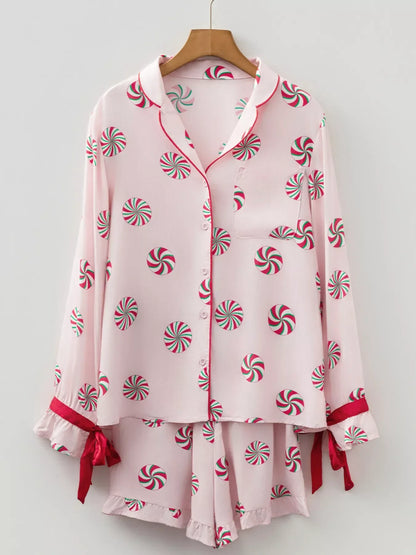 Christmas Candy 2pcs Pajama Set