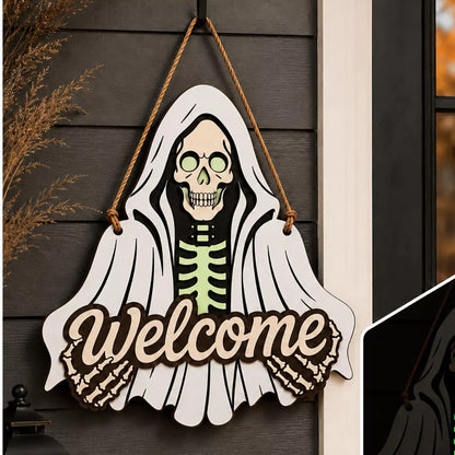 Halloween skeleton ornament, view 5