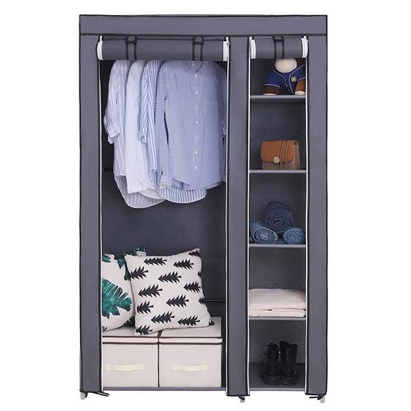 Portable Closet Wardrobe with Non-woven Fabric