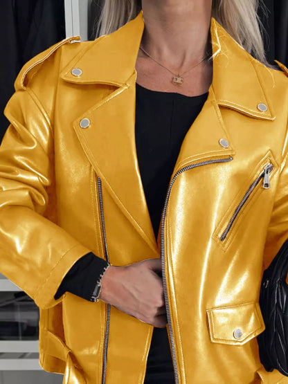 Full Size Zip Up Long Sleeve Jacket