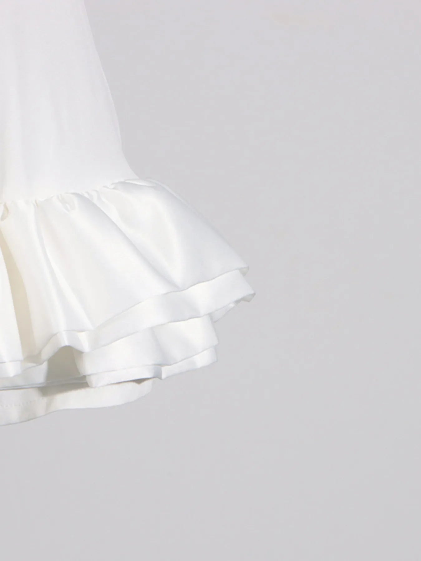 Ruffled Hem Sleeveless Mini Dress