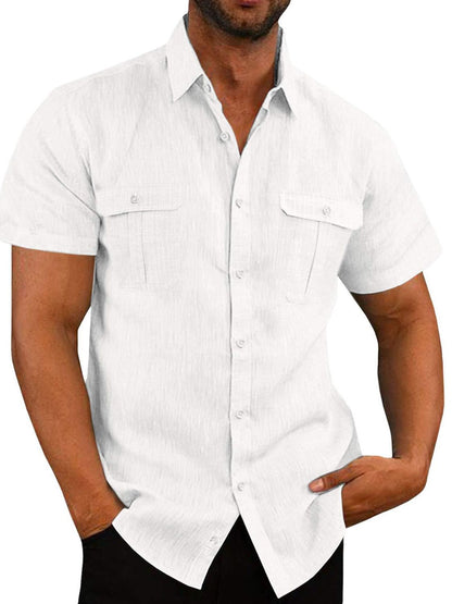 Men's Plus Size Short Sleeve Shirt
