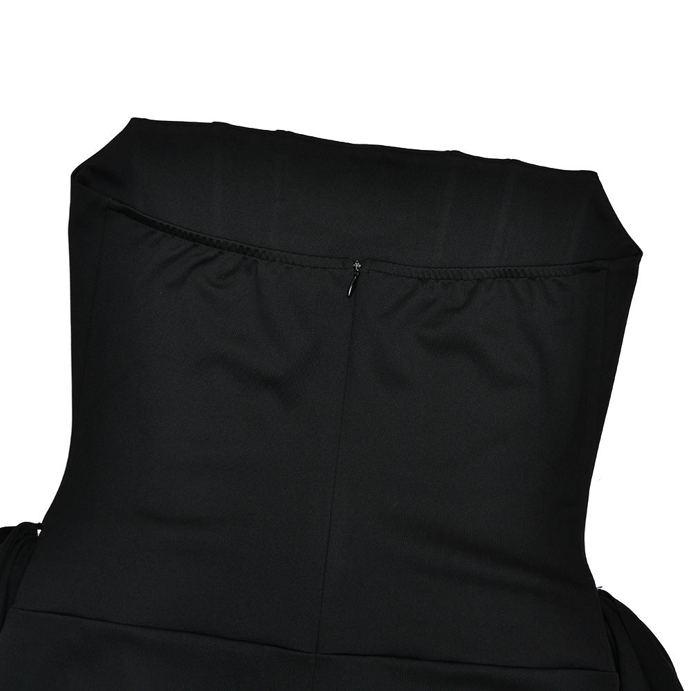 Strapless Backless Dress