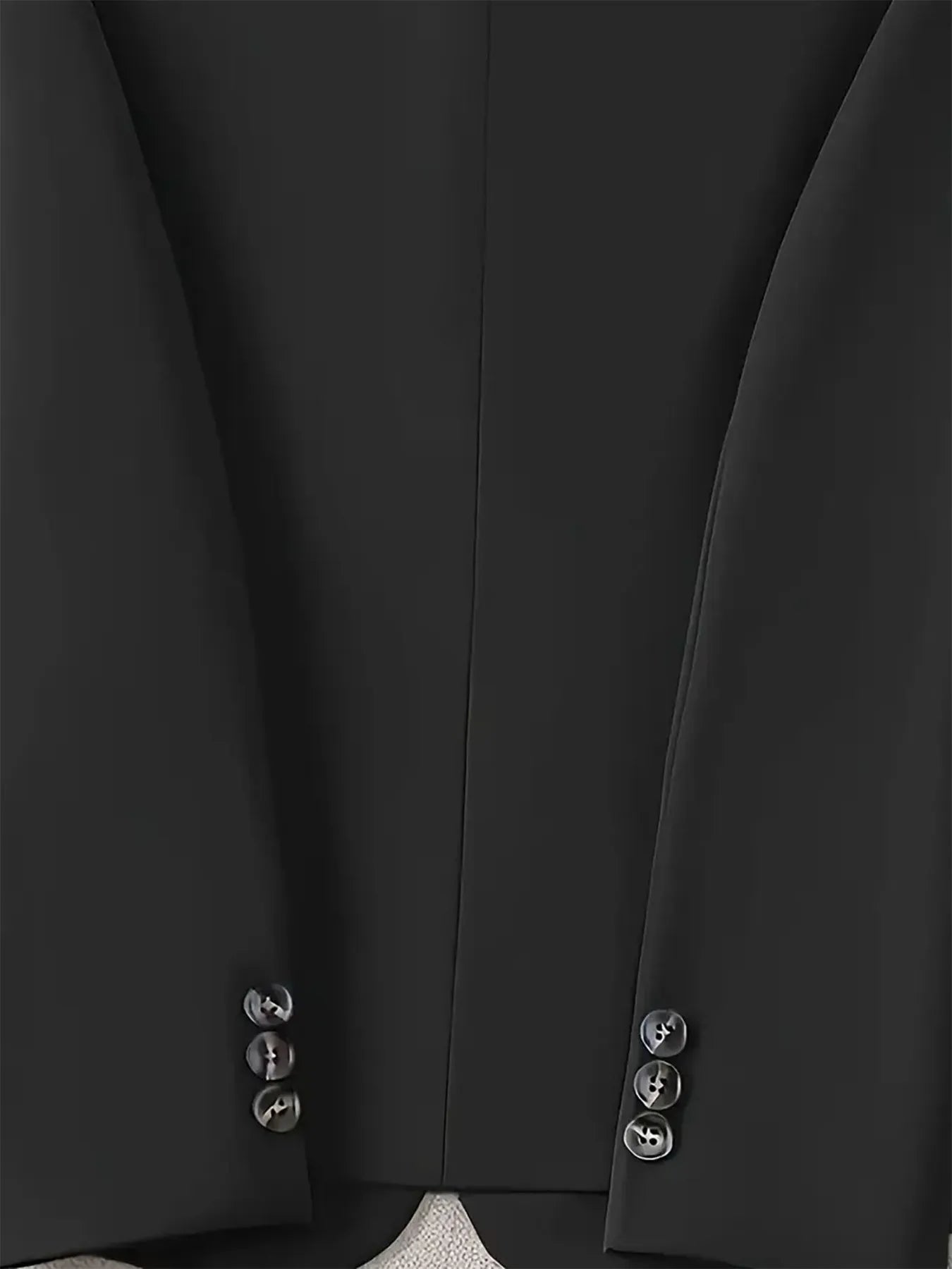 One-Button Blazer with Pockets