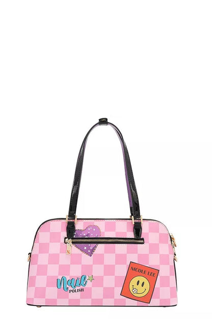 Nail Polish Dome Shoulder Bag