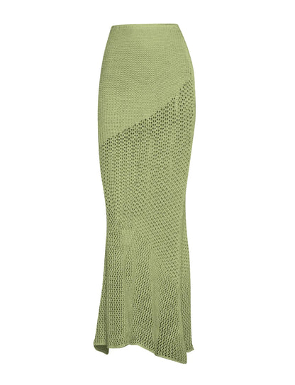 Top and skirt cover-up set, view 8