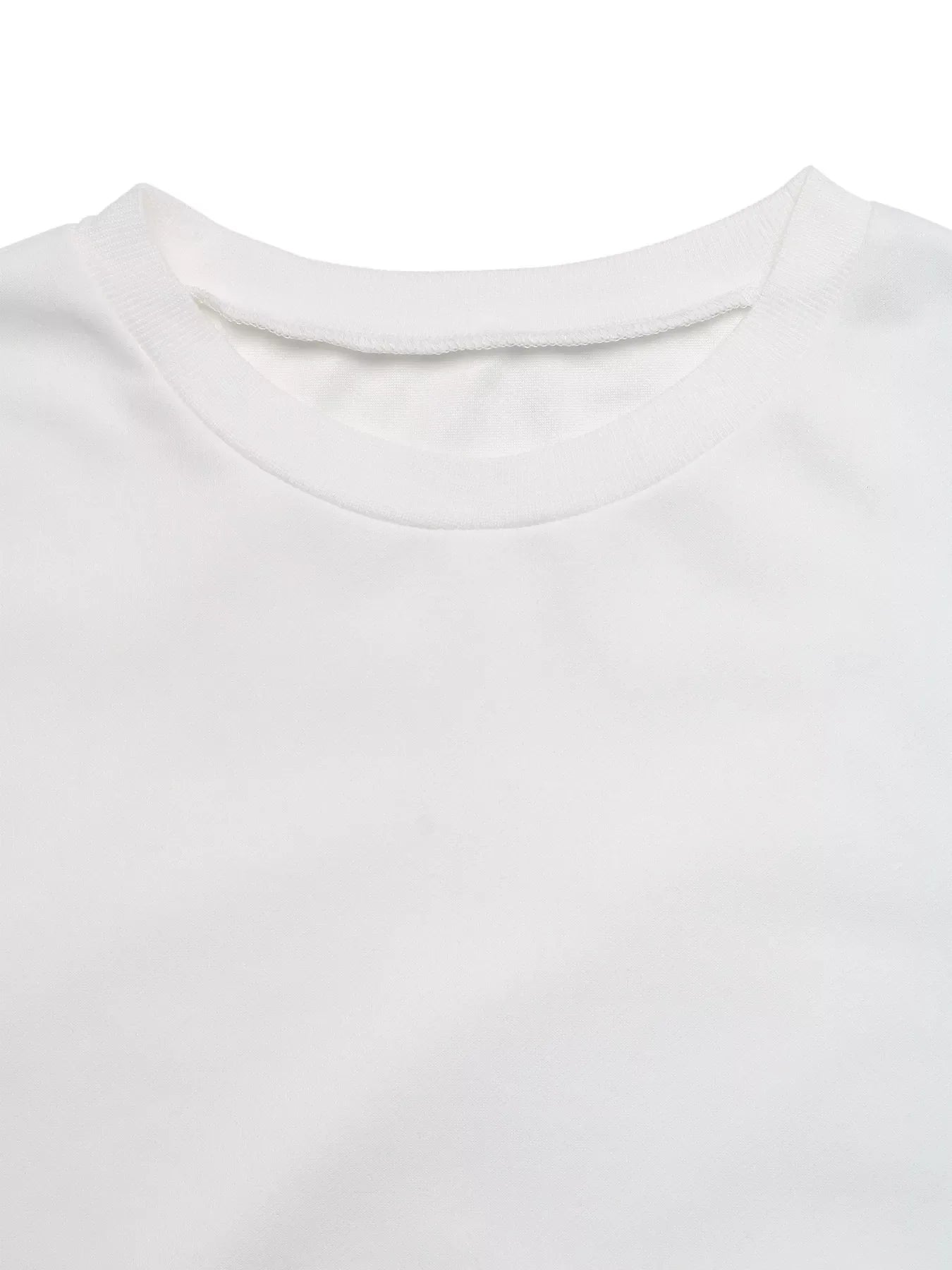 Side Striped Round Neck Sweatshirt