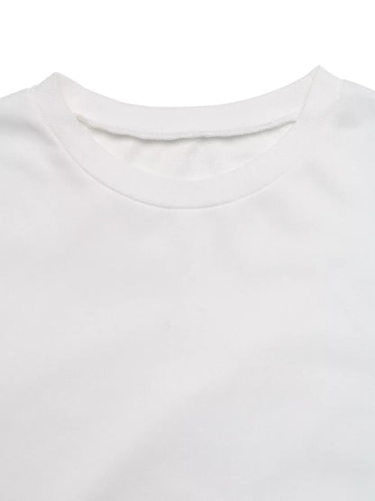 Side Striped Round Neck Sweatshirt