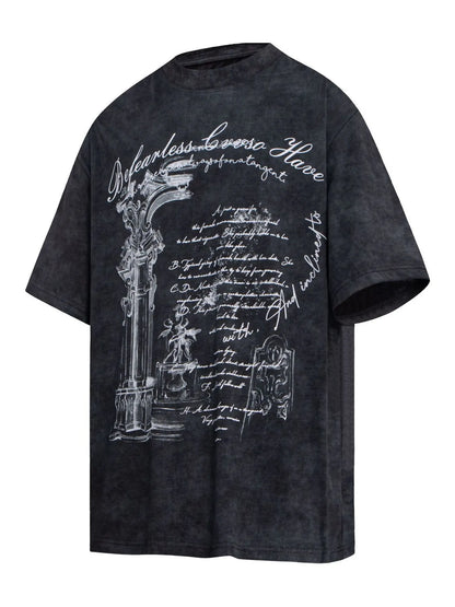 Men's Graphic Round Neck T-Shirt